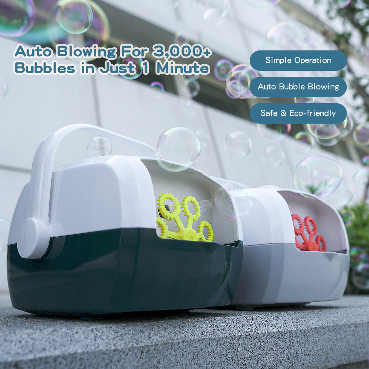 CrossBorder Electric Bubble Maker Portable Rice Cooker Children&#039;s Bubbles Blowing Toy Automatic Bubble Toy in Stock