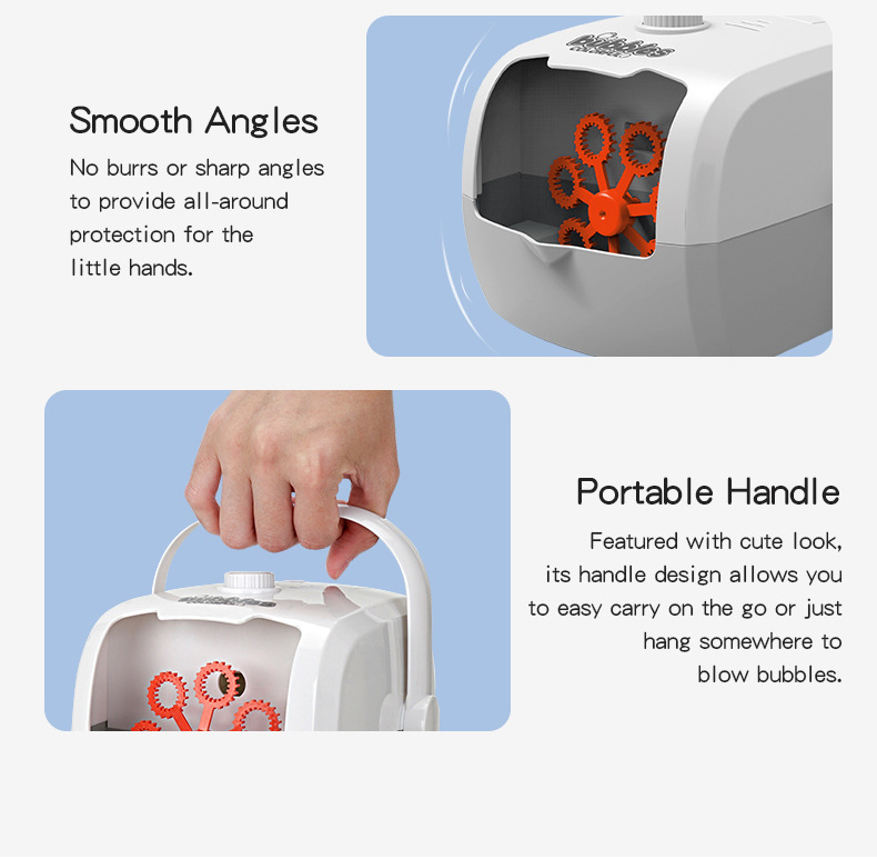 CrossBorder Electric Bubble Maker Portable Rice Cooker Children's Bubbles Blowing Toy Automatic Bubble Toy in Stock