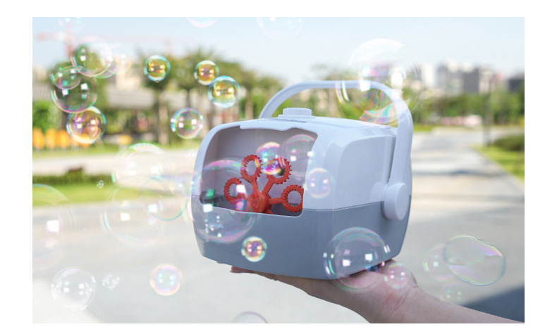 CrossBorder Electric Bubble Maker Portable Rice Cooker Children's Bubbles Blowing Toy Automatic Bubble Toy in Stock