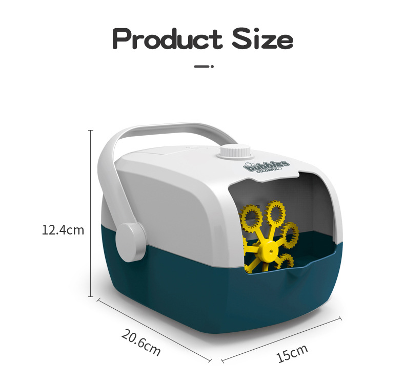 CrossBorder Electric Bubble Maker Portable Rice Cooker Children's Bubbles Blowing Toy Automatic Bubble Toy in Stock