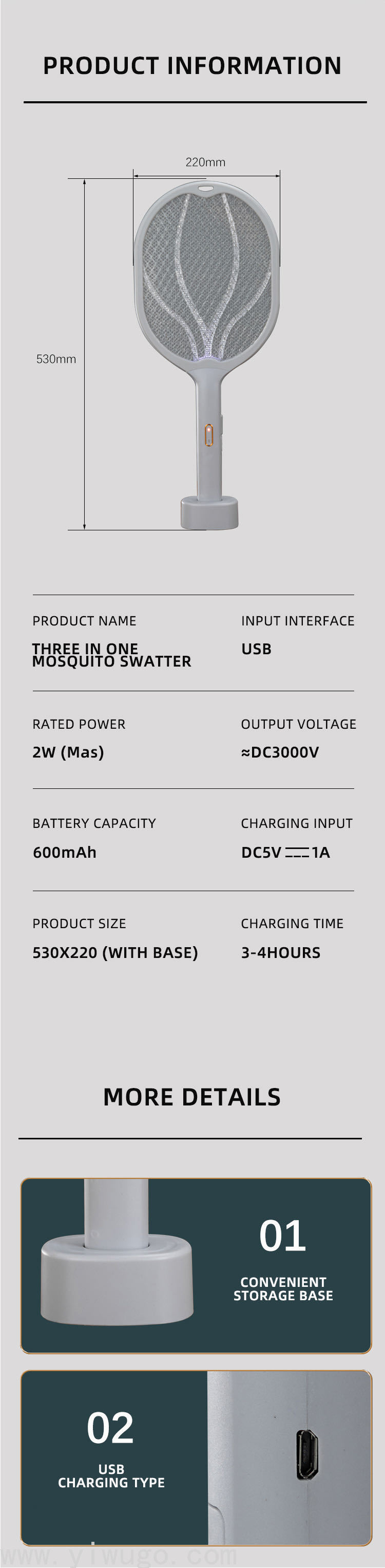 2021 Summer New Home Mosquito Killing Lamp USB Charging Photocatalyst Two-in-One Electric Shock Electric Mosquito Swatter Factory Wholesale 2021 Summer New Home Mosquito Killing Lamp USB Charging Photocatalyst Two-in-One Electric Shock Electric Mosquito Swatter Factory Wholesale