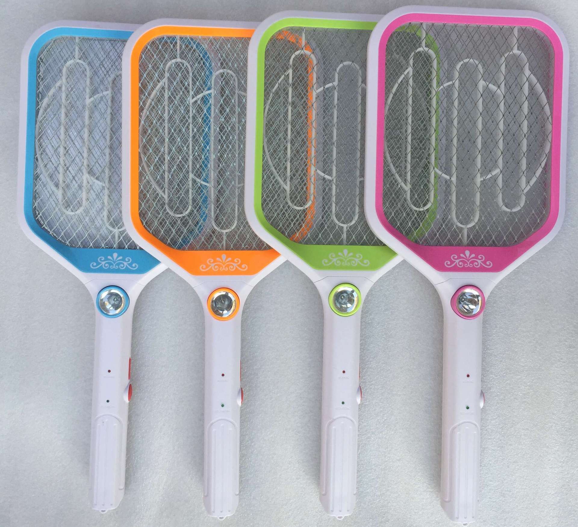 Factory Direct Sales GECKO-LTD-169 Super High Quality with LED Lighting Lamp Rechargeable Electric Mosquito Swatter 22x54cm