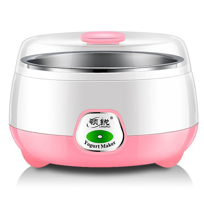 Lingrui Household Automatic Yogurt Machine Small Fermenter Mini Cup-Dividing Multi-Function Homemade Natto Device Cross-Border