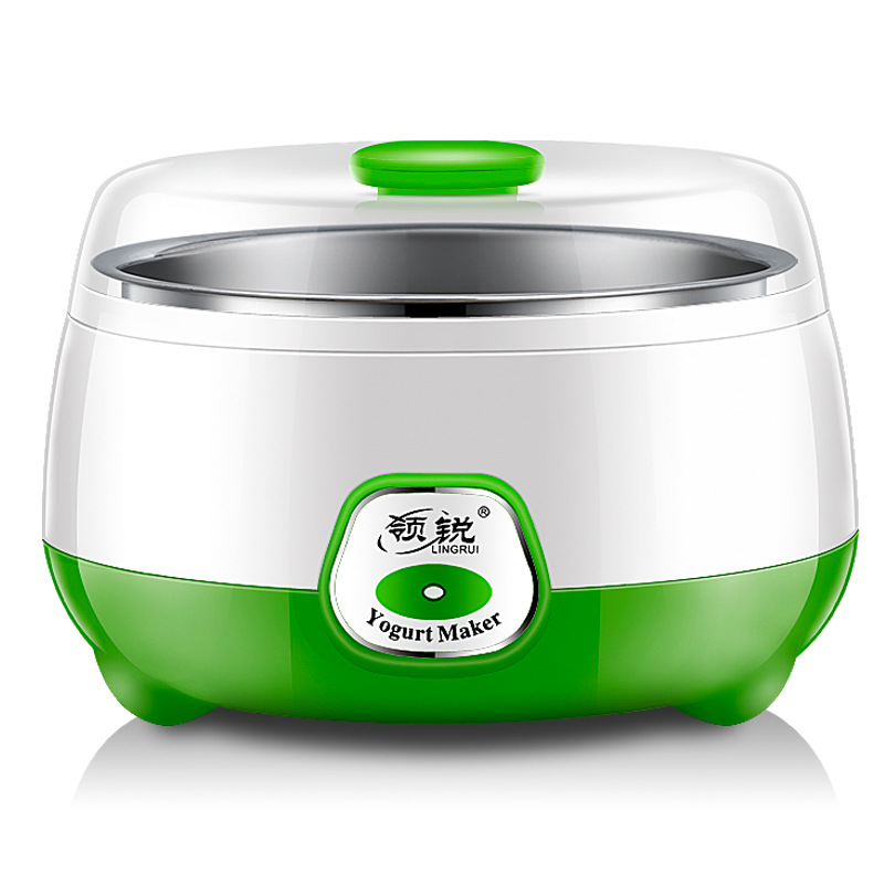 Lingrui Household Automatic Yogurt Machine Small Fermenter Mini Cup-Dividing Multi-Function Homemade Natto Device Cross-Border