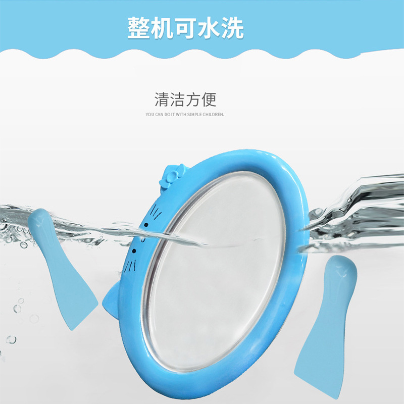 Household Fried Ice Machine Fried Yogurt Ice Cream Broken Sand Ice Cream Children&#039;s Homemade DIY Small Mini Ice Frying Machine