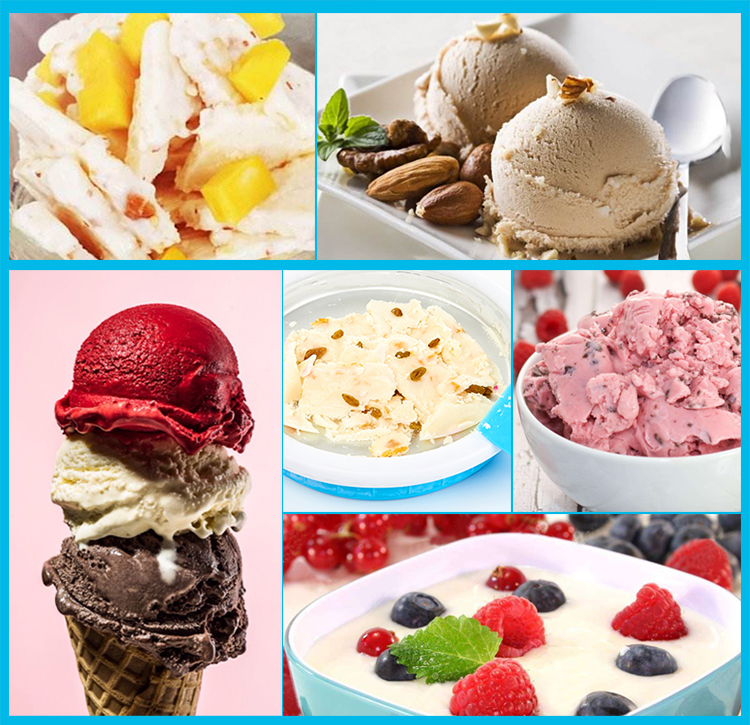 Household Fried Ice Machine DIY Children's Ice Frying Machine Yogurt Ice Cream Ice Crusher Plug-in-Free Ice Frying Machine Spot