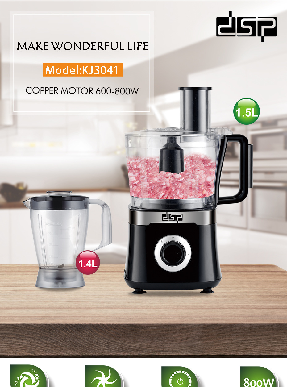 DSP Dansong Meat Grinder Household Electric Multi-Functional Small Stainless Steel Meat Grinder Vegetable Grinder Cooking Machine DSP Dansong Meat Grinder Household Electric Multi-Functional Small Stainless Steel Meat Grinder Vegetable Grinder Cooking Machine