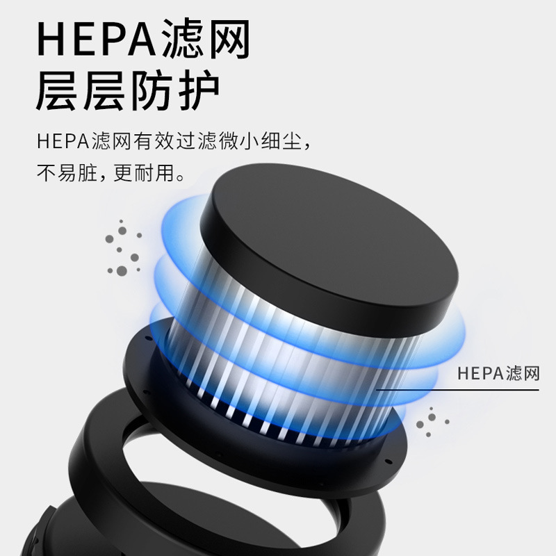 Automobile Vacuum Cleaner Dual Use in Car and Home Handheld Rechargeable Vacuum Cleaner High Power Strong Suction Cleaning Car Cleaner