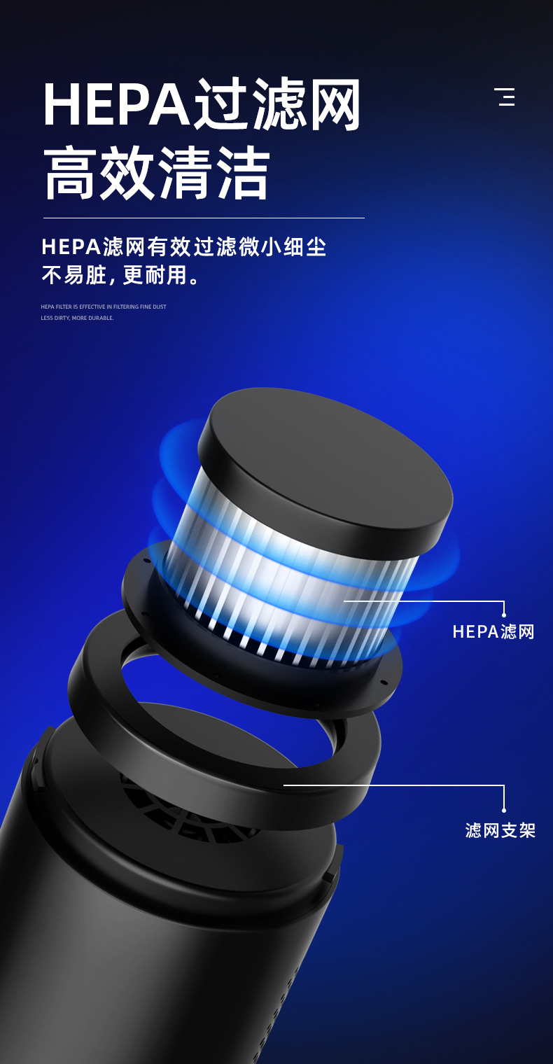 Automobile Vacuum Cleaner Dual Use in Car and Home Handheld Rechargeable Vacuum Cleaner High Power Strong Suction Cleaning Car Cleaner Automobile Vacuum Cleaner Dual Use in Car and Home Handheld Rechargeable Vacuum Cleaner High Power Strong Suction Cleaning Car Cleaner