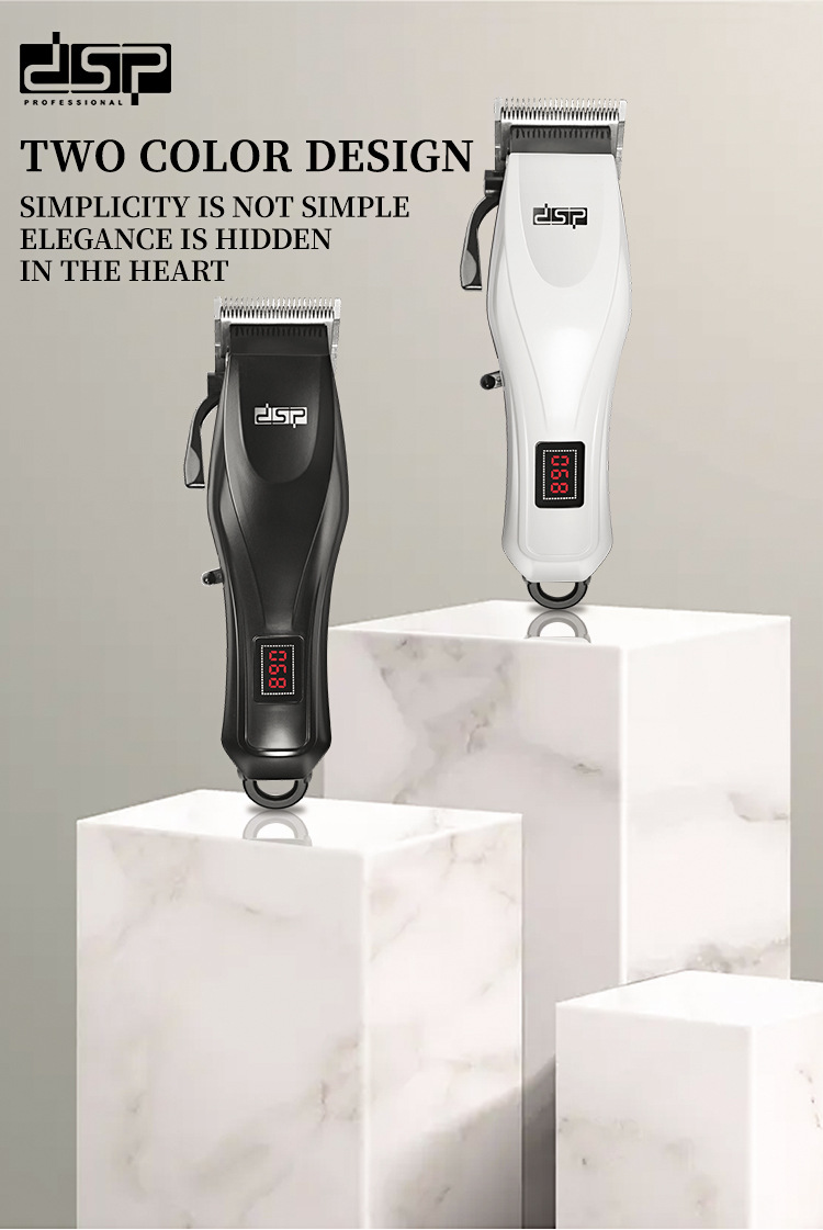 DSP DSP Cross-Border New Household Electric Hair Clipper LED Intelligent Display Hair Salon Professional Electric Clipper without Stuck Hair DSP DSP Cross-Border New Household Electric Hair Clipper LED Intelligent Display Hair Salon Professional Electric Clipper without Stuck Hair