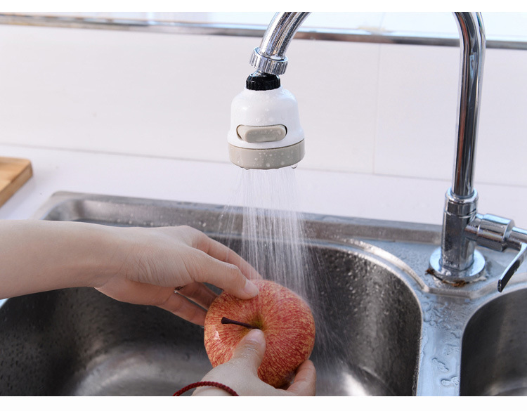 Tap Bubbler Kitchen Anti-Splash Head Spray Supercharged Shower Sprinkler Third Gear Household Tap Water Water Saving Device