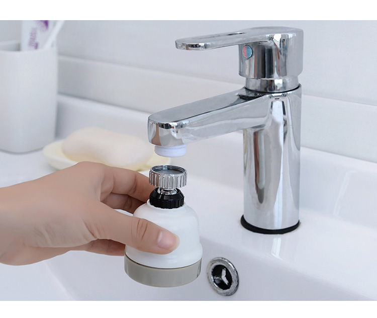 Tap Bubbler Kitchen Anti-Splash Head Spray Supercharged Shower Sprinkler Third Gear Household Tap Water Water Saving Device