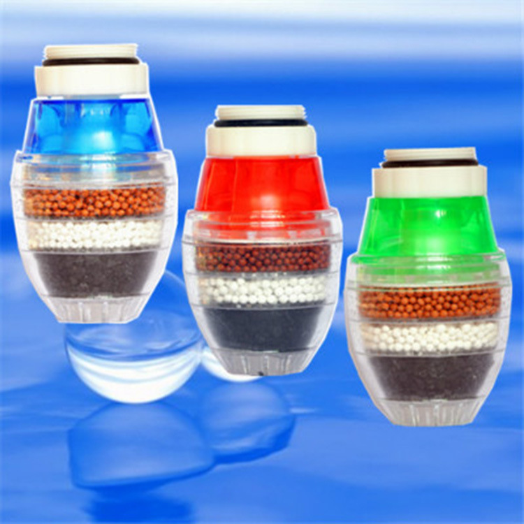 Faucet Medical Stone Water Filter Universal Splash-Proof Shower Retractable Tap Water Water Saving Device Nozzle with Filter Tip