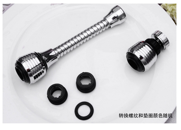Faucet Medical Stone Water Filter Universal Splash-Proof Shower Retractable Tap Water Water Saving Device Nozzle with Filter Tip
