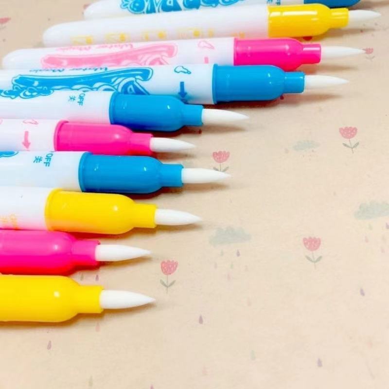 Children's Tap Water Watercolor Markers Pen Clear Water Children's Picture Books Kindergarten Coloring Water Picture Book Brush Wholesale Customization