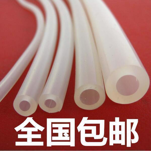 Silica Gel Tube Translucent High Temperature Resistant Hose Grain Elevator Industrial Grade Force Pump Tap Water Hose Rubber Soft Pipe