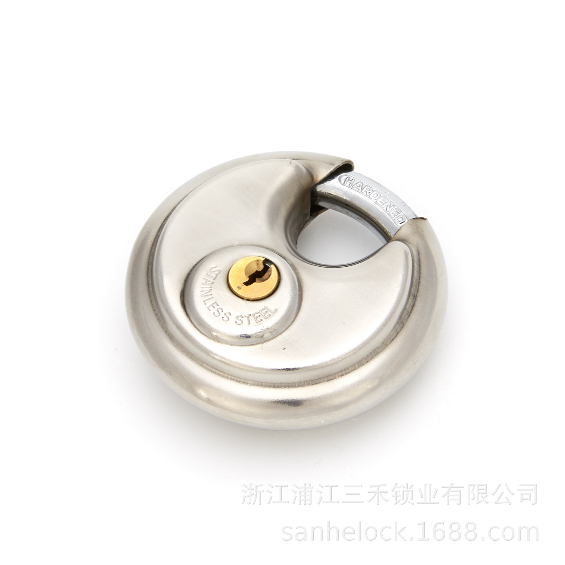 Factory Direct Supply round Lock Shell Waterproof round Lock Iron Padlock Household Multi-Specification Door Padlock