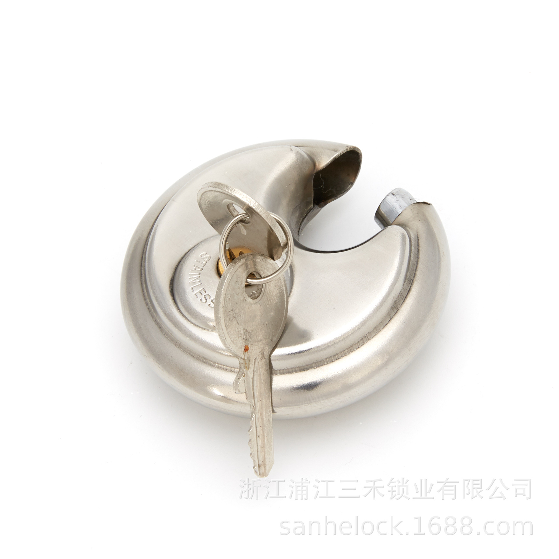 Factory Direct Supply round Lock Shell Waterproof round Lock Iron Padlock Household Multi-Specification Door Padlock