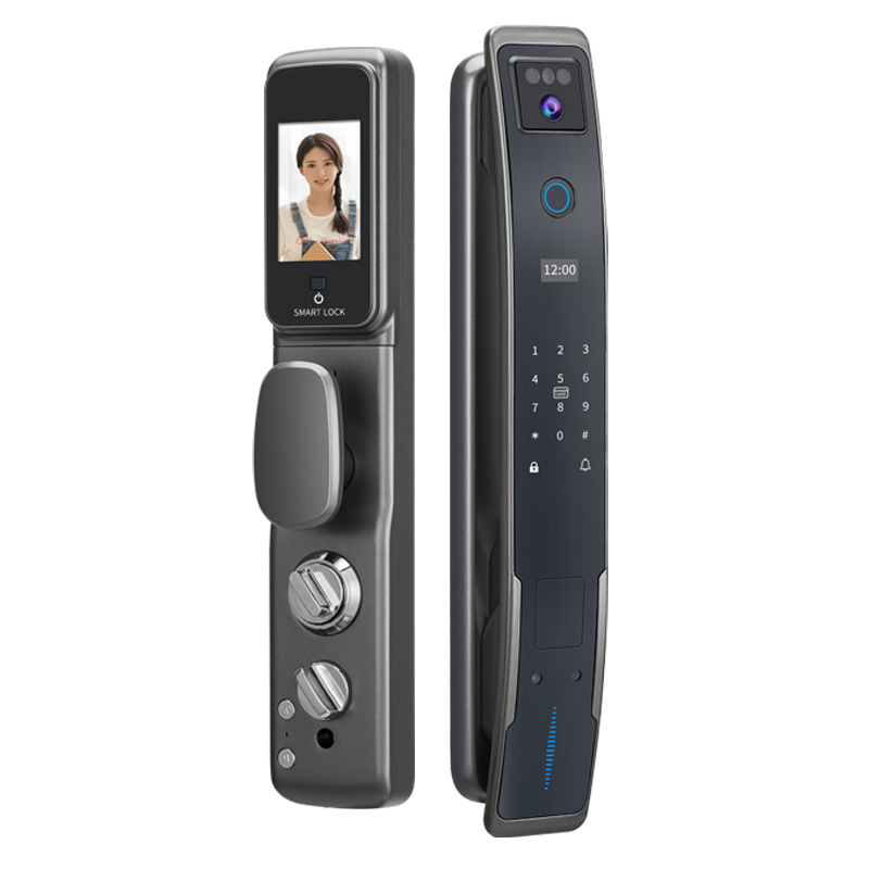 3D Face Recognition Smart Lock Home Anti-Theft Door Lock Automatic Peephole Viewer Electronic Password Smart Fingerprint Lock