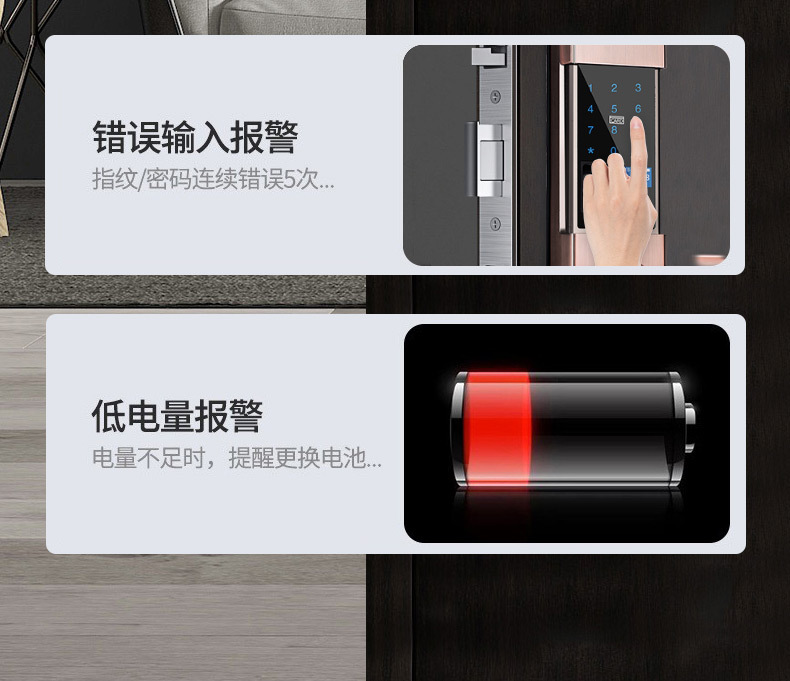 3D Face Recognition Smart Lock Home Anti-Theft Door Lock Automatic Peephole Viewer Electronic Password Smart Fingerprint Lock