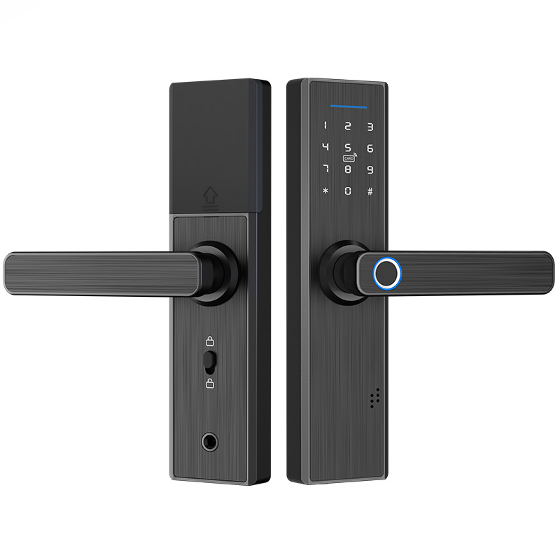 Inner Door Wooden Door Office Door Bedroom Door Fingerprint Lock Chinese And English Graffiti WiFi Bluetooth Pass Smart Lock