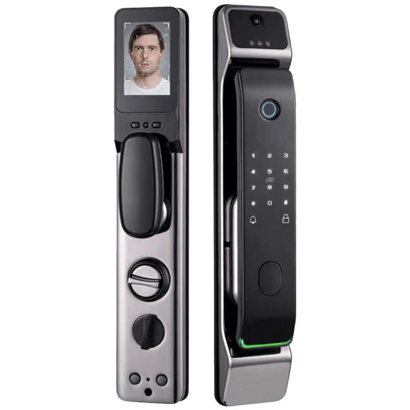 3D Face Recognition Automatic Fingerprint Lock Household Anti-Theft Door Password Smart Lock with Remote Monitoring Mobile Phone Remote