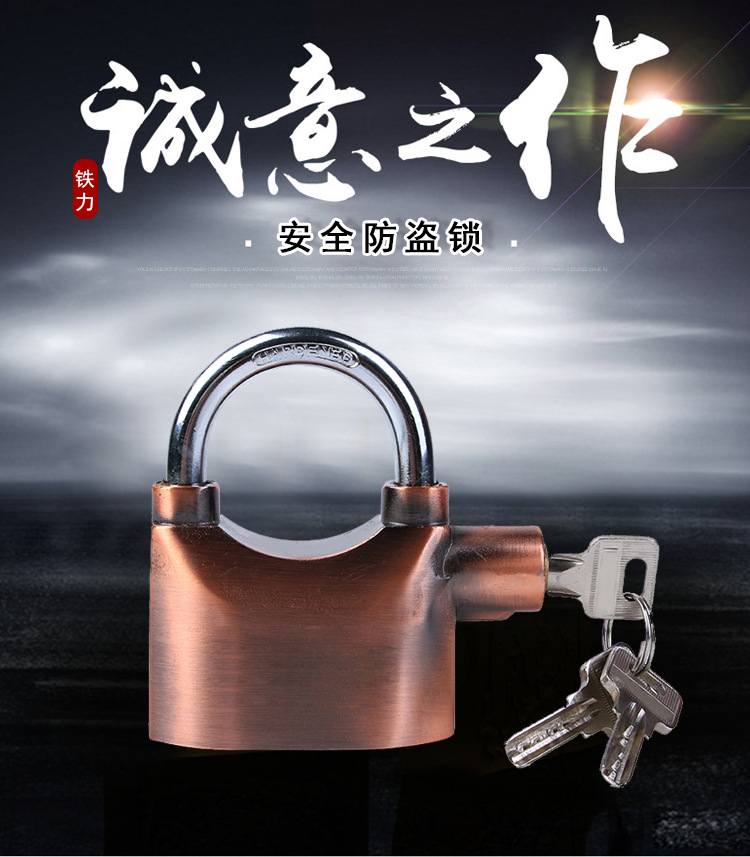 70MM aluminum alloy hanging alarm lock black door and window padlock bicycle motorcycle anti-theft lock warehouse alarm lock 70MM aluminum alloy hanging alarm lock black door and window padlock bicycle motorcycle anti-theft lock warehouse alarm lock