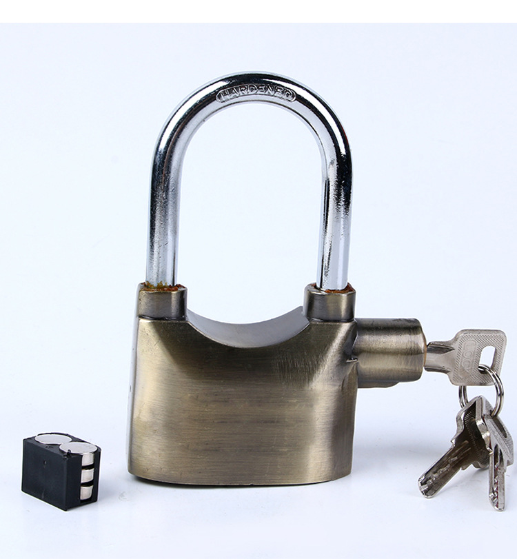 70MM aluminum alloy hanging alarm lock black door and window padlock bicycle motorcycle anti-theft lock warehouse alarm lock 70MM aluminum alloy hanging alarm lock black door and window padlock bicycle motorcycle anti-theft lock warehouse alarm lock