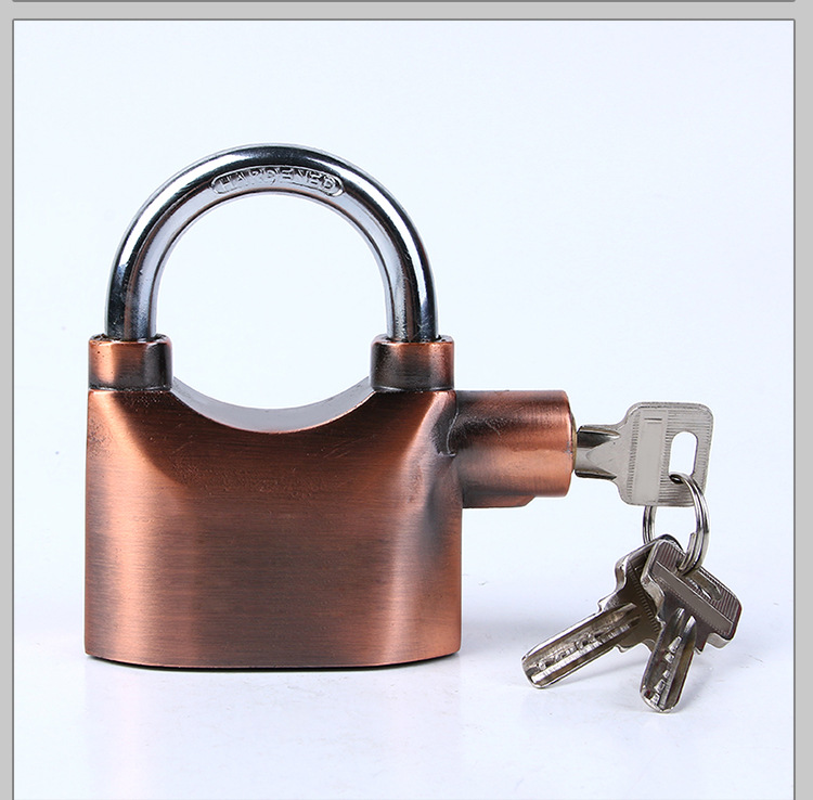 70MM aluminum alloy hanging alarm lock black door and window padlock bicycle motorcycle anti-theft lock warehouse alarm lock 70MM aluminum alloy hanging alarm lock black door and window padlock bicycle motorcycle anti-theft lock warehouse alarm lock