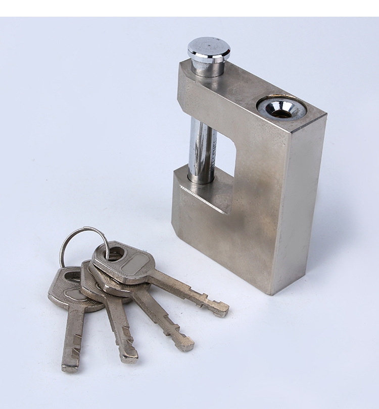 Giant horizontal padlock bay warehouse big doors and Windows pry shear anti-theft anti-rust beam lock blade big lock lock Giant horizontal padlock bay warehouse big doors and Windows pry shear anti-theft anti-rust beam lock blade big lock lock