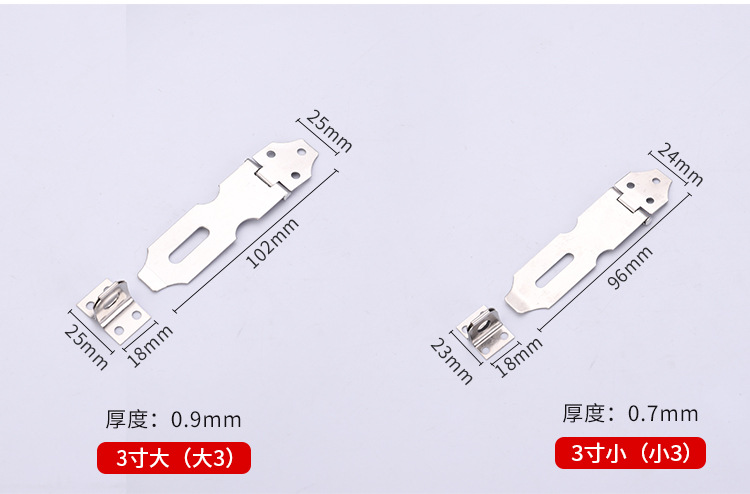 Factory Direct Supply Stainless Steel Lock Door Lock Furniture Hardware Thickened Padlock Buckle Cabinet Hardware Accessories in Stock Factory Direct Supply Stainless Steel Lock Door Lock Furniture Hardware Thickened Padlock Buckle Cabinet Hardware Accessories in Stock