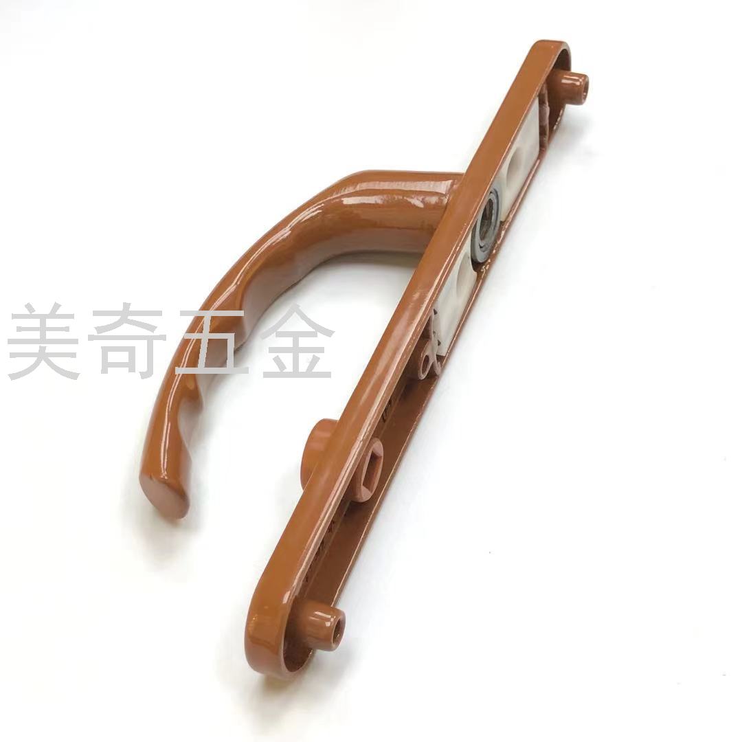 Aluminum Alloy Indoor Universal Indoor Bedroom Noiseless Door Handle Bathroom Door Lock Keyless Bathroom Toilet