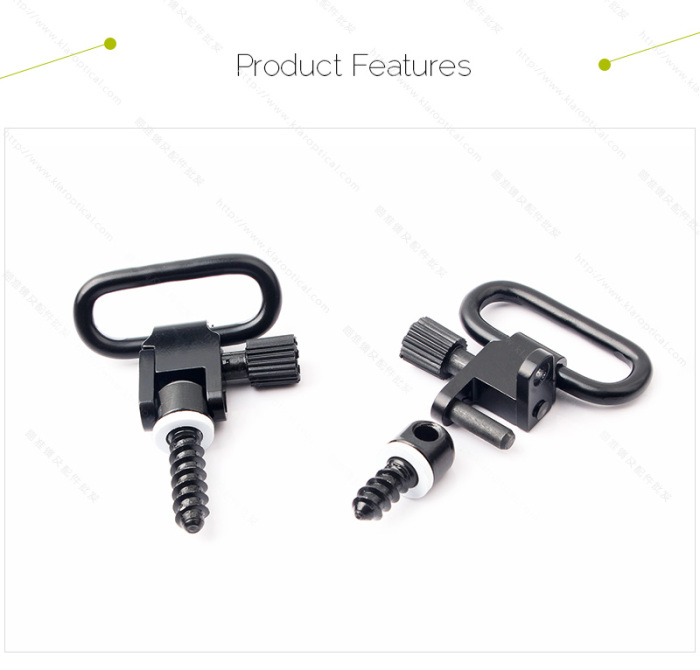 Can be rotated lock type metal screw strap buckle