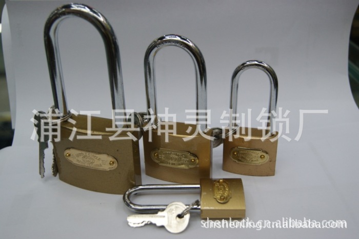 River gods factory outlets long shackle brass padlock-like straight locks wholesaling