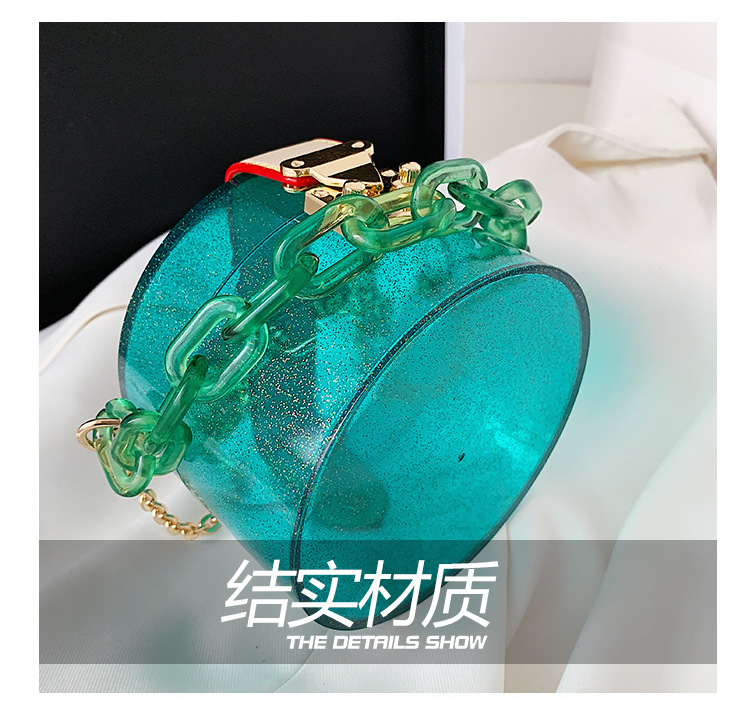 Foreign Trade Popular Style Fashion Twist Lock Acrylic Plastic Box Bag One-Piece Delivery Wholesale Customized Dinner Bag Jewelry Box Foreign Trade Popular Style Fashion Twist Lock Acrylic Plastic Box Bag One-Piece Delivery Wholesale Customized Dinner Bag Jewelry Box