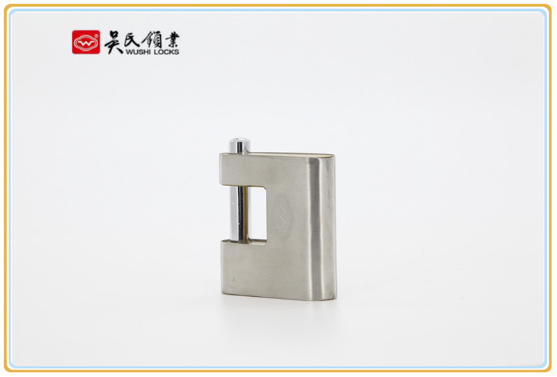 Stainless Steel Full Cover Shell Rectangular Lock Cross-Opening Rectangular Lock Cover Shell Lock Anti-Theft Door Lock Padlock