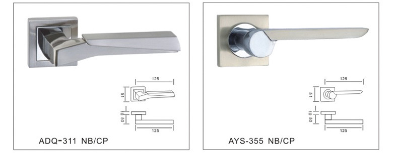 Bifurcated aluminum alloy lock simple nickel wire indoor door universal split lock boyu lock manufacturer customization Bifurcated aluminum alloy lock simple nickel wire indoor door universal split lock boyu lock manufacturer customization
