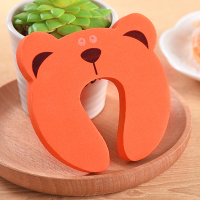 Children&#039;s safety clamping door lock baby thickened door stopper baby door guard cartoon door clip