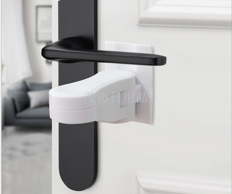 Child safety door handle lock