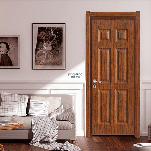 Yingkang Wpc Door Board Pvc Toilet Door Pvc Bathroom Door With Locks And Handles  SoundproofwaterproofEco-friendly