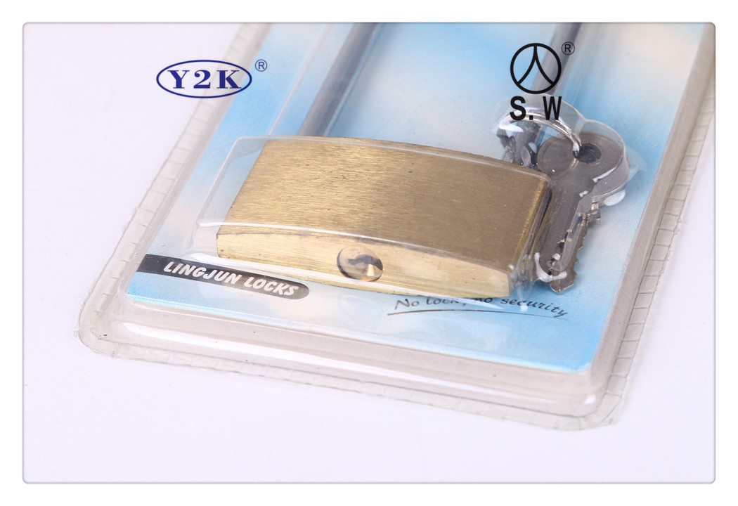 Long and Short Beam Copper Padlock Cabinet Door Lock Security Lock Luggage Lock Power Lock Can Be Opened Universal Double Bubble Packaging