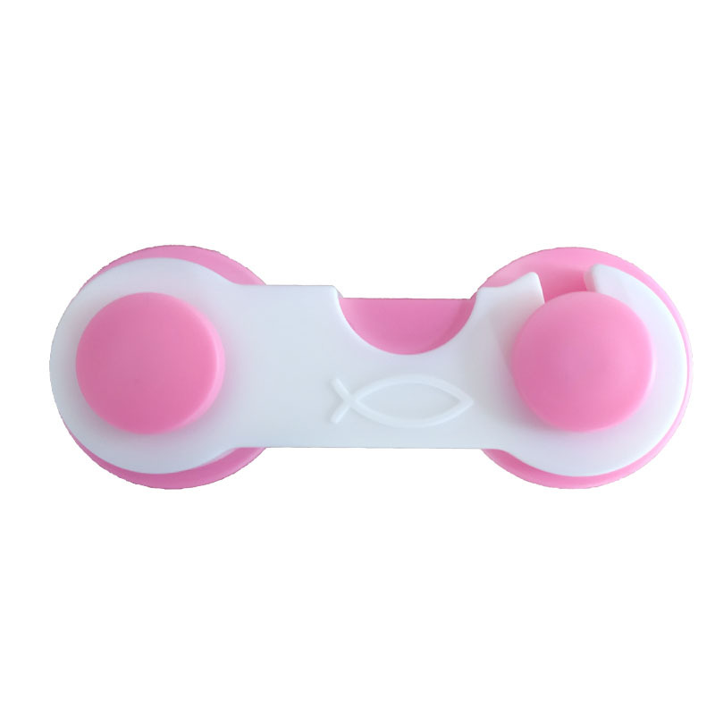 Drawer Lock Children&#039;s Safety Lock Short Lock Baby Anti-Clamp Hand Multi-Functional Chest of Drawer Door Refrigerator Safety Folio Lock
