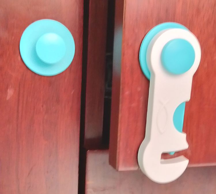 Drawer Lock Children's Safety Lock Short Lock Baby Anti-Clamp Hand Multi-Functional Chest of Drawer Door Refrigerator Safety Folio Lock Drawer Lock Children's Safety Lock Short Lock Baby Anti-Clamp Hand Multi-Functional Chest of Drawer Door Refrigerator Safety Folio Lock