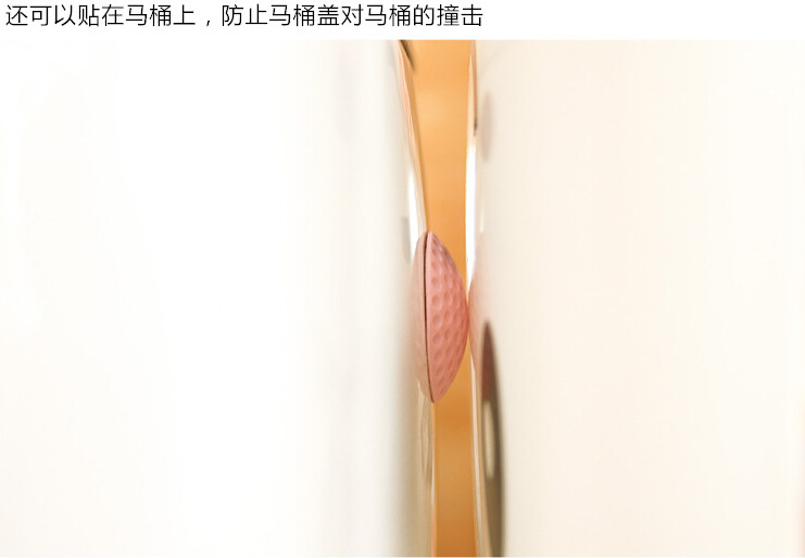 A1960 Silent Door Back Wall Mat Golf Ball Rubber Bumper Door Handle Door Lock Protective Pad