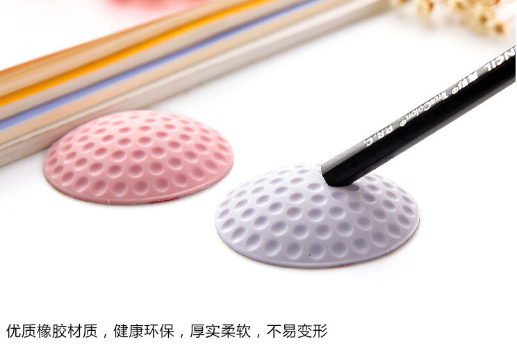 A1960 Silent Door Back Wall Mat Golf Ball Rubber Bumper Door Handle Door Lock Protective Pad
