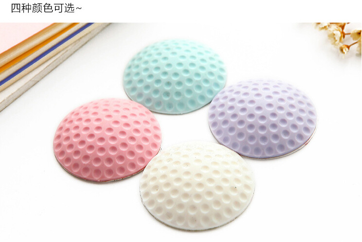 A1960 Silent Door Back Wall Mat Golf Ball Rubber Bumper Door Handle Door Lock Protective Pad