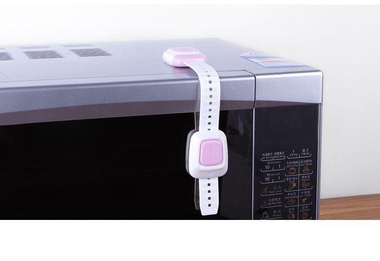 Multi-function double button baby door lock Refrigerator child Safety protection drawer lock Multi-function double button baby door lock Refrigerator child Safety protection drawer lock