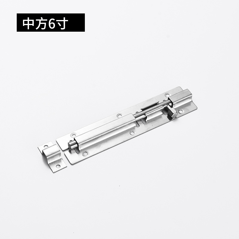 Stainless steel bolt of the big square small square feel feel lock fastener lengthening anti - theft bolt Chinese bolt the doors and Windows hardware Stainless steel bolt of the big square small square feel feel lock fastener lengthening anti - theft bolt Chinese bolt the doors and Windows hardware