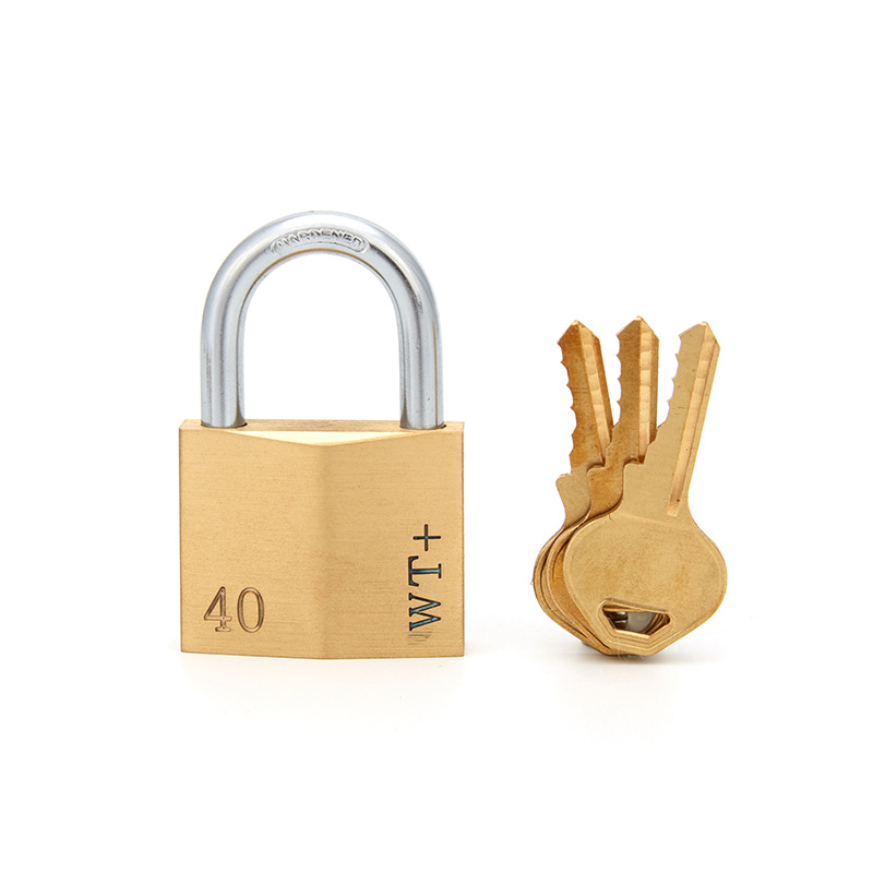 Lock Padlock Copper Lock Door Lock Outdoor Lock Anti-Rust Lock High-End Lock Diamond Lock Copper Diamond Lock