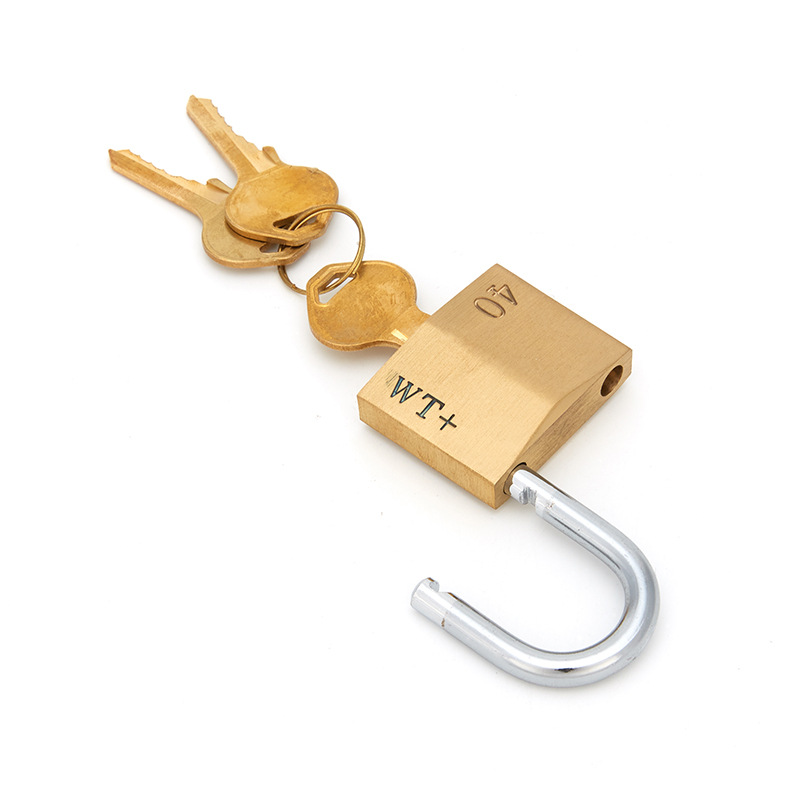 Lock Padlock Copper Lock Door Lock Outdoor Lock Anti-Rust Lock High-End Lock Diamond Lock Copper Diamond Lock